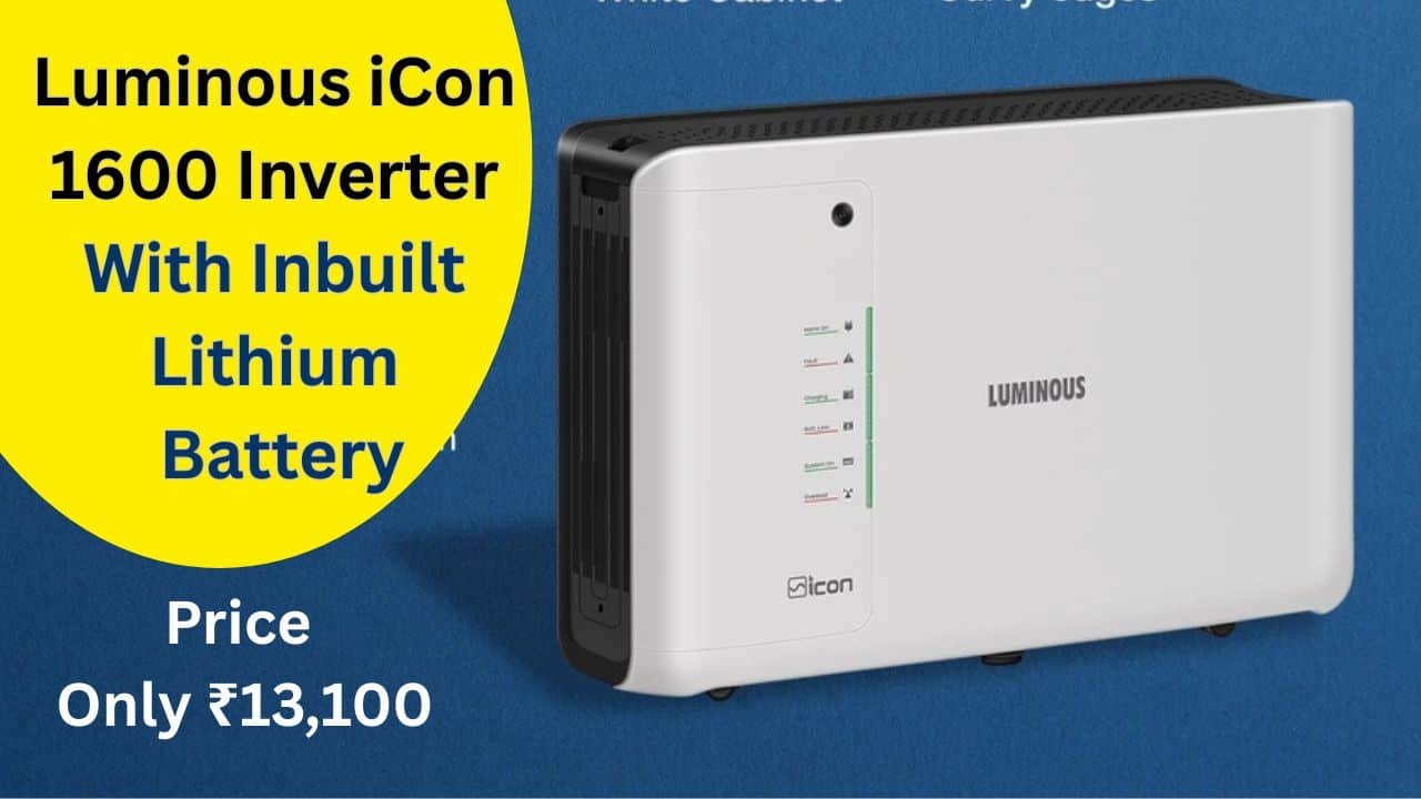 luminous icon 1600 inverter price
