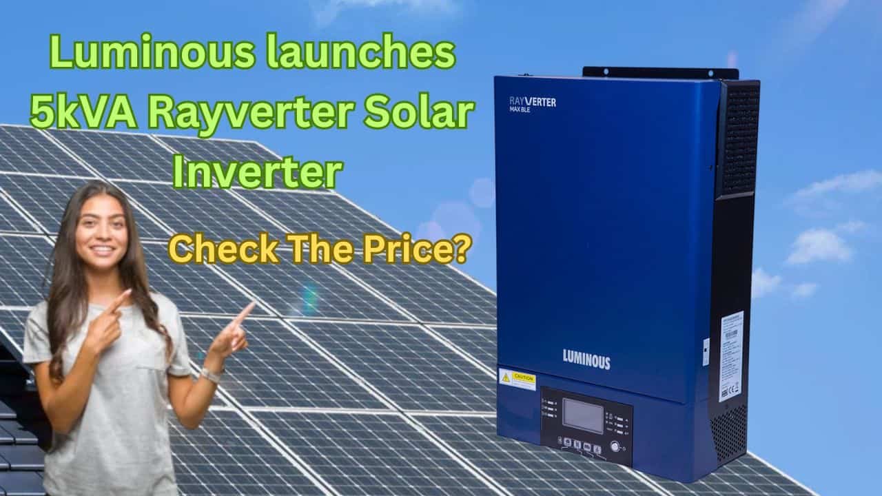 Luminous 5kVA Rayverter Solar Inverter