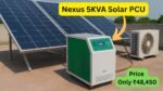 Nexus 5KVA Solar PCU for home