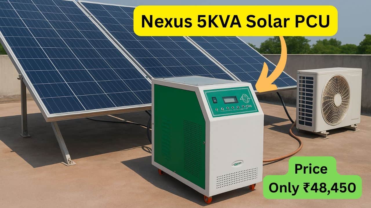 Nexus 5KVA Solar PCU for home