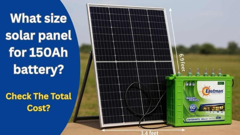 Solar Panel Required for a 150Ah Battery