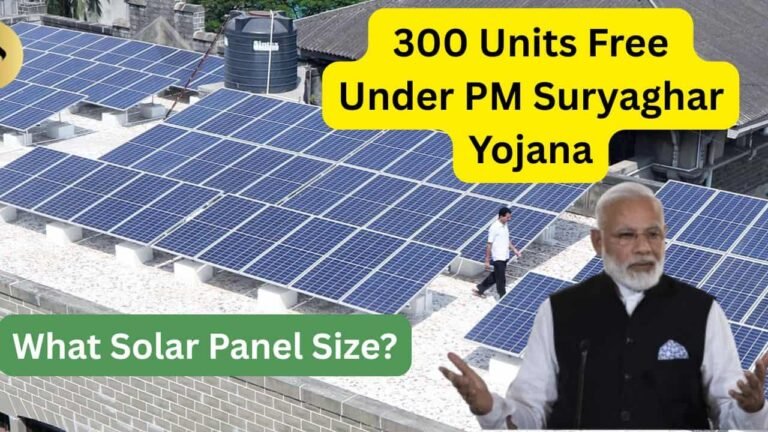Solar Panel Size For 300 Units Bijali