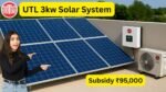 UTL 3kW Solar System with 95000 Subsidy
