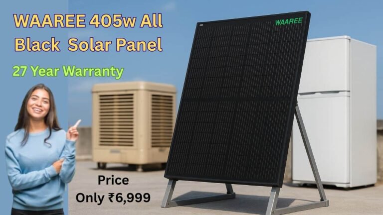 WAAREE 405W All Black solar panel