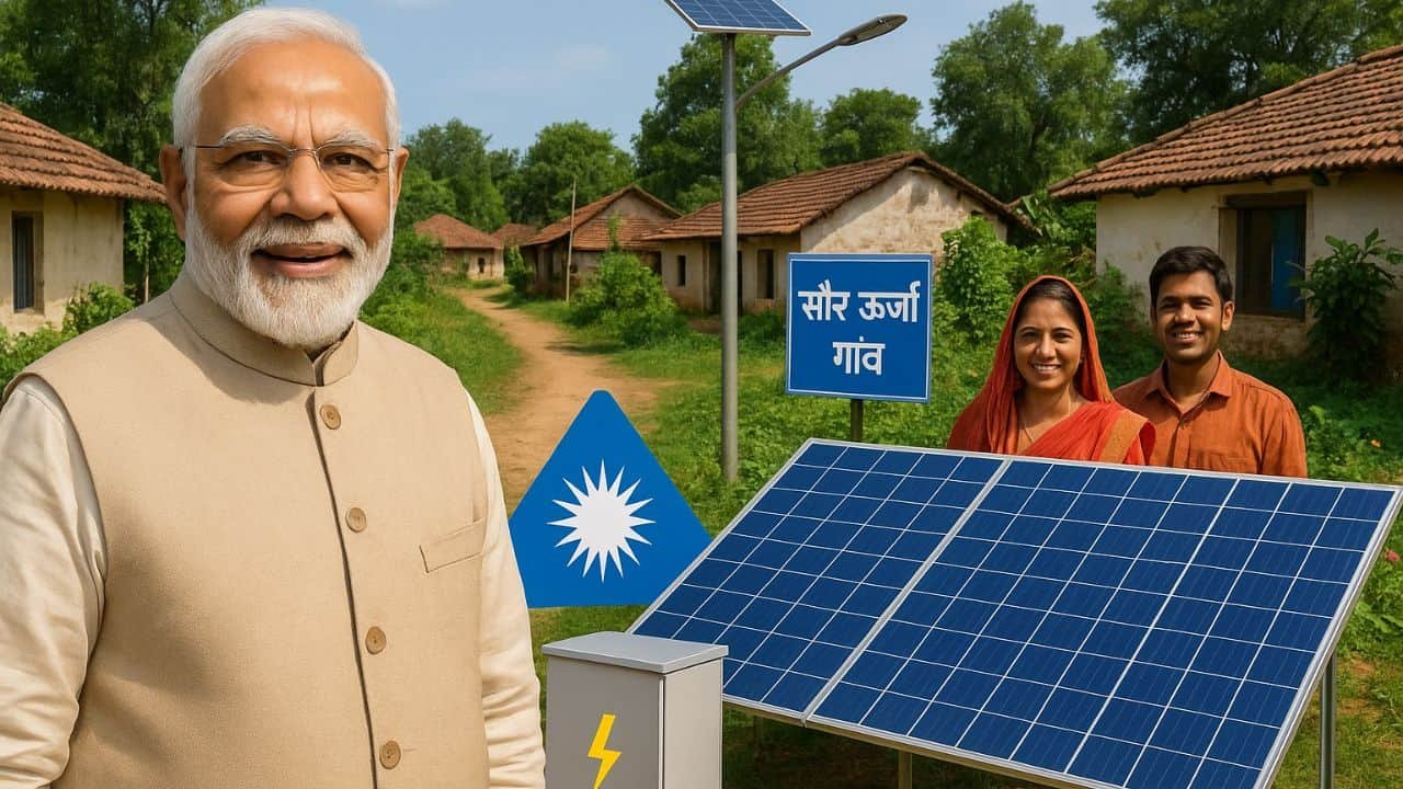 PM Modi Villages to Go Solar