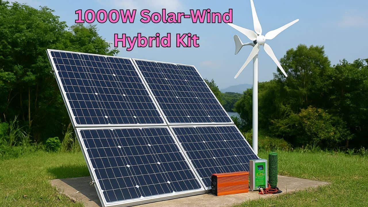 1000W Solar-Wind Hybrid Kit