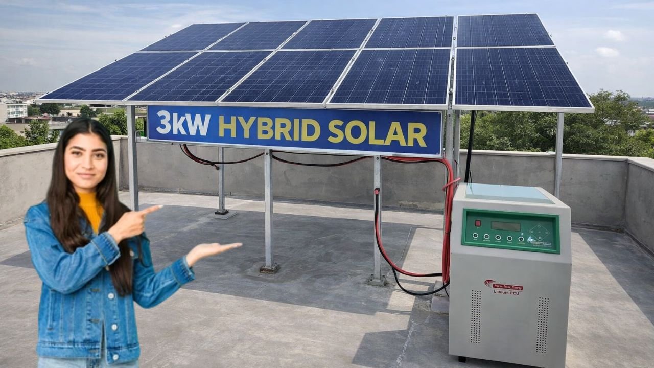 3kw hybrid solar only for 50000
