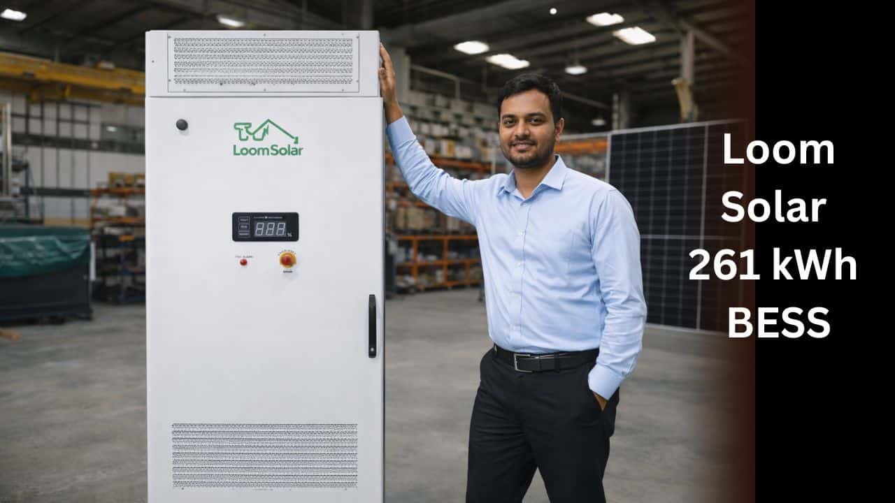 Loom solar launch 261 kwh bess